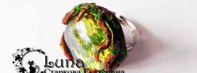 Кольца из полимерной глины
