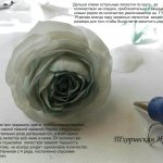 Ободок с розами из фоамирана