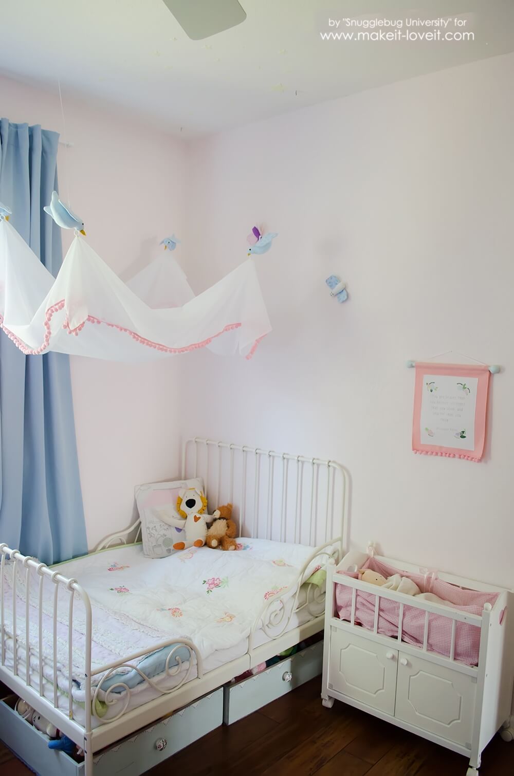 Сшить балдахин на детскую кроватку своими руками: выкройка, схемы и описание