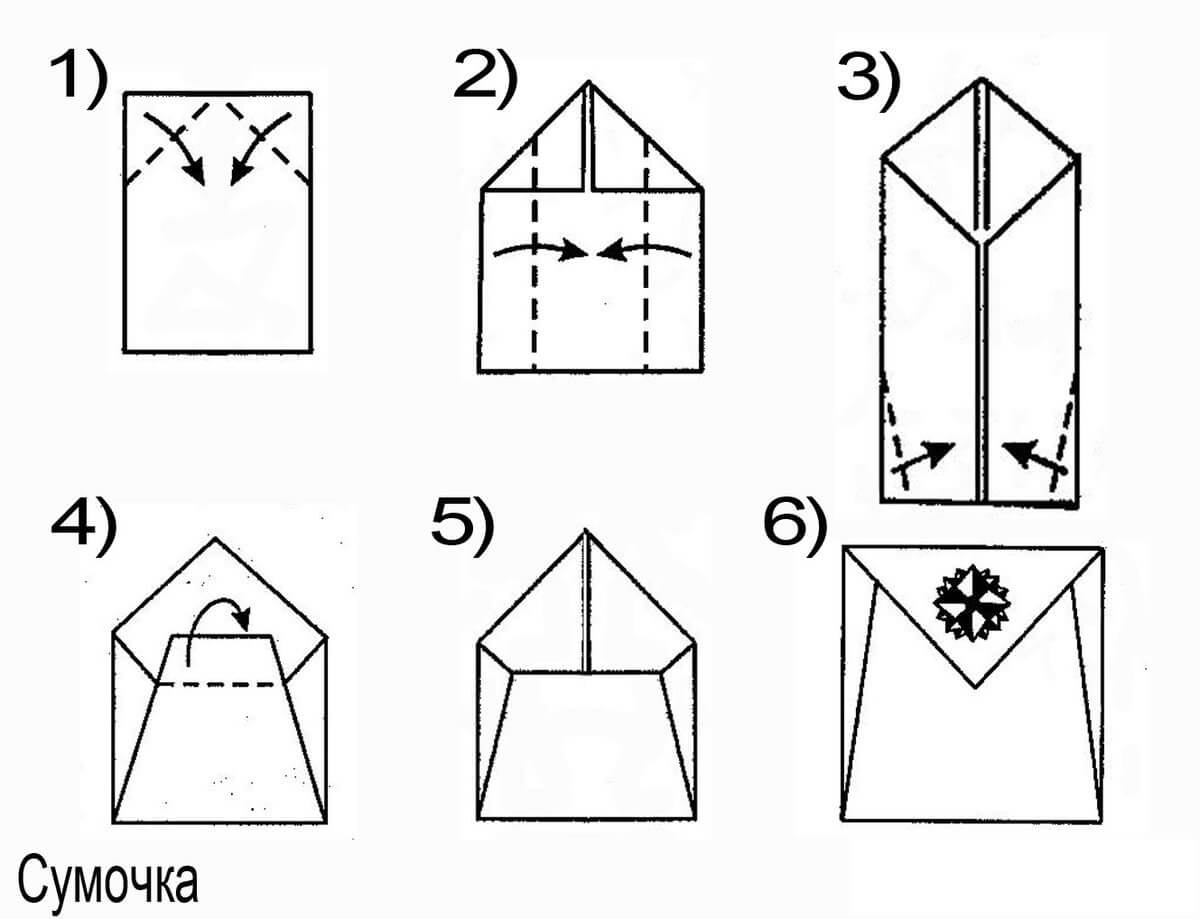 Кошелек в технике оригами. Мастер-класс с пошаговыми фото