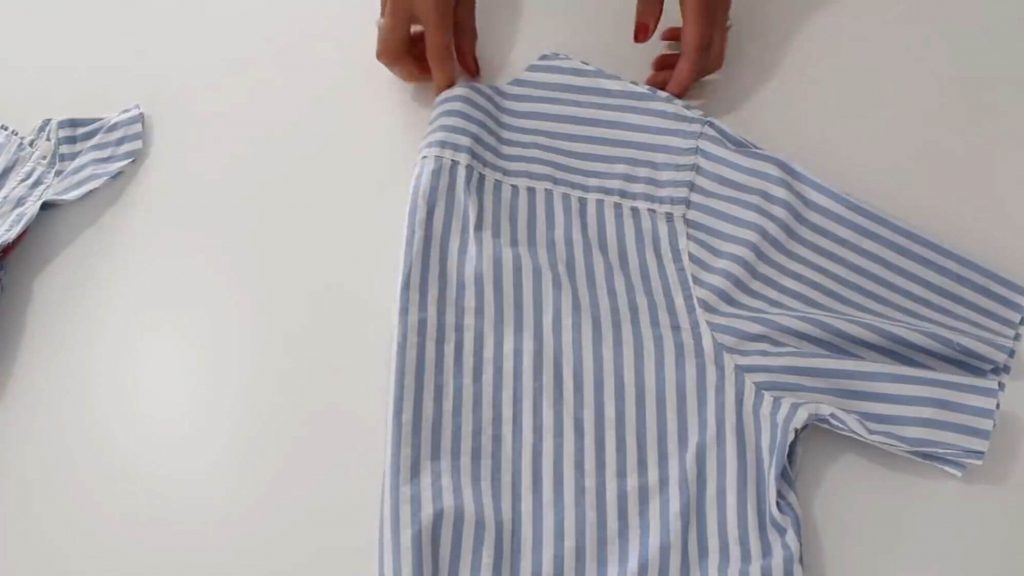 Блузка из мужской рубашки - стильные переделки своими руками
