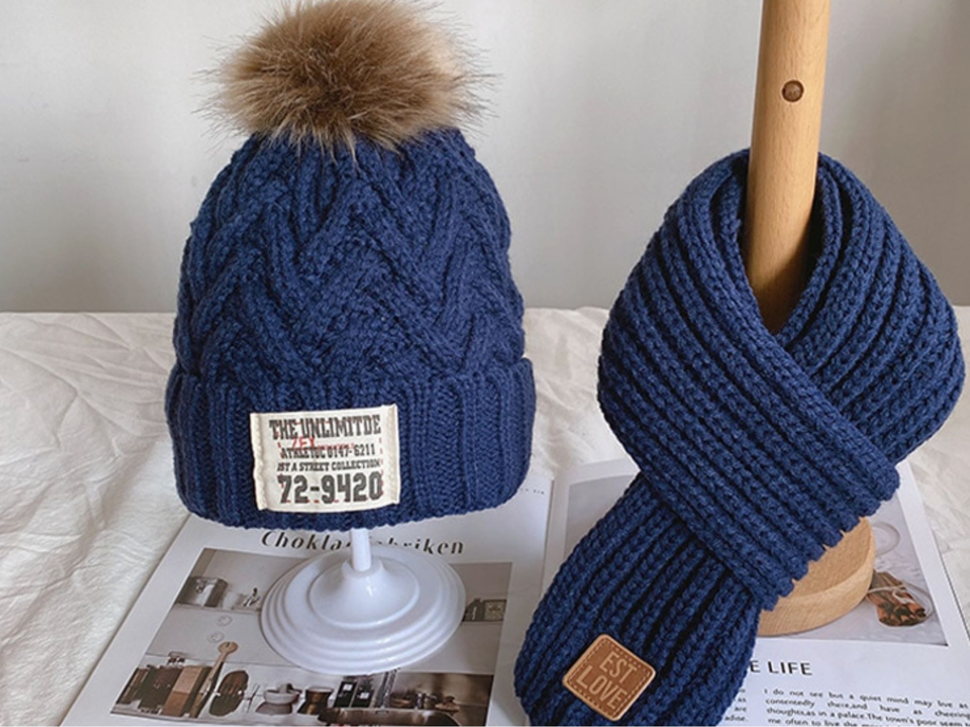Зимняя шапочка и шарфик для дочи - Вязание для детей - Страна Мам