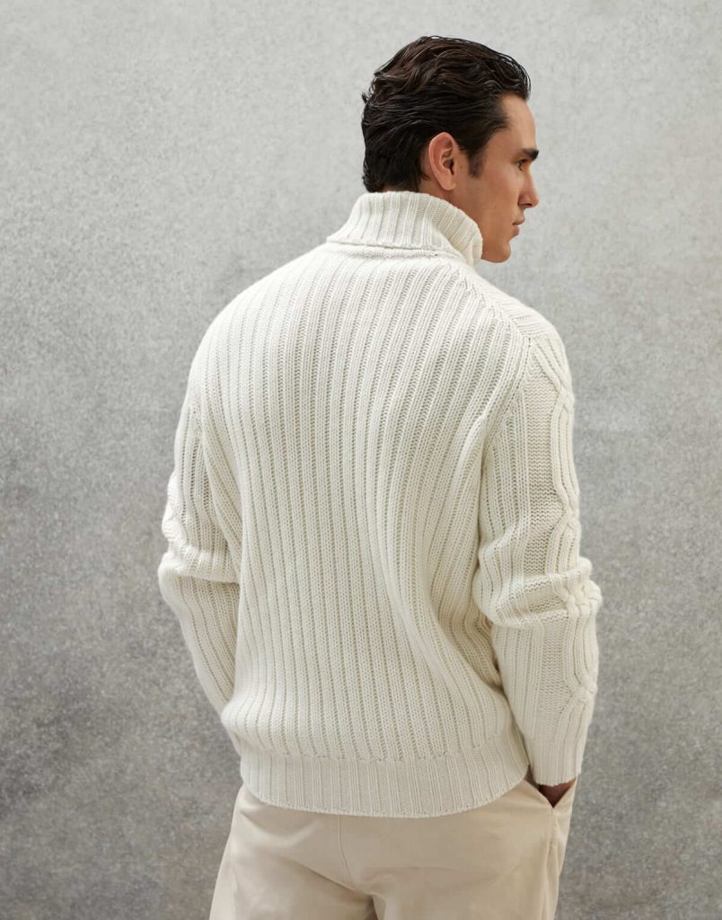 Вязаные спицами мужские свитера - это так романтично