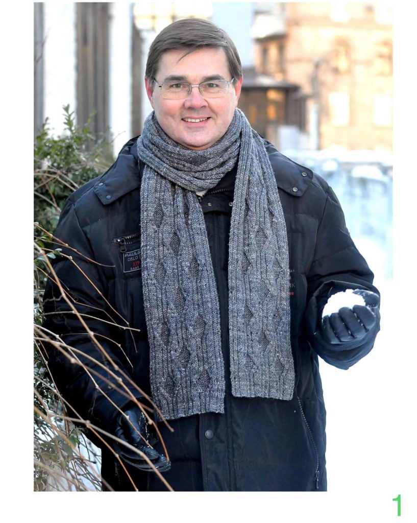 Самые популярные узоры спицами для шарфа - 75 схем и описаний