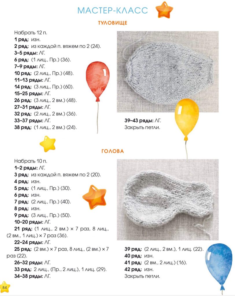 Инструкция по вязанию лошадки на спицах