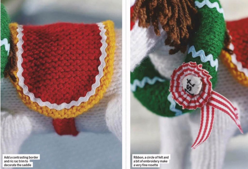 Инструкция по вязанию лошадки на спицах