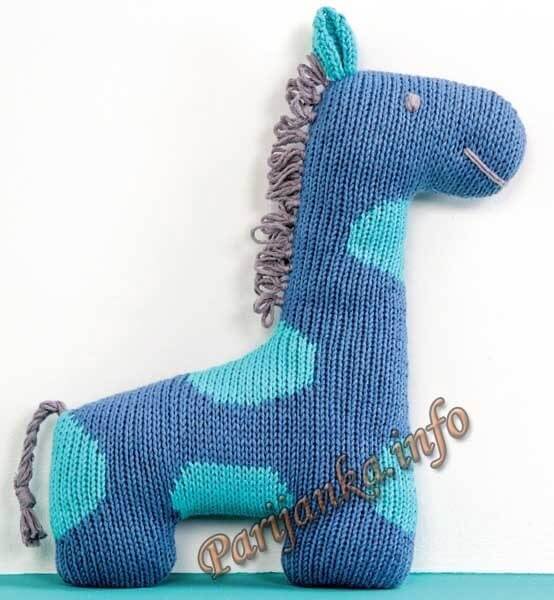 Инструкция по вязанию лошадки на спицах