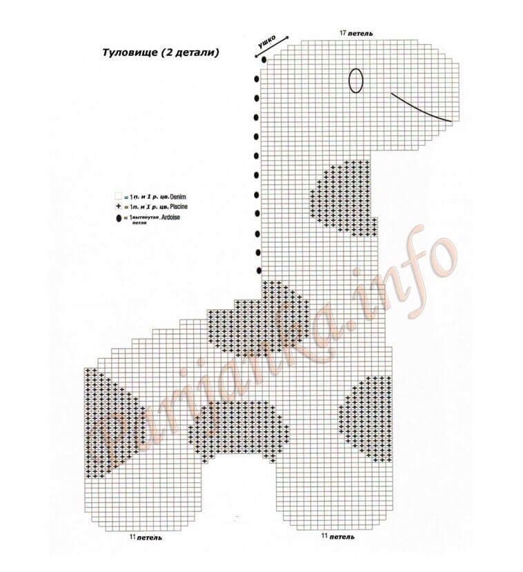 Инструкция по вязанию лошадки на спицах