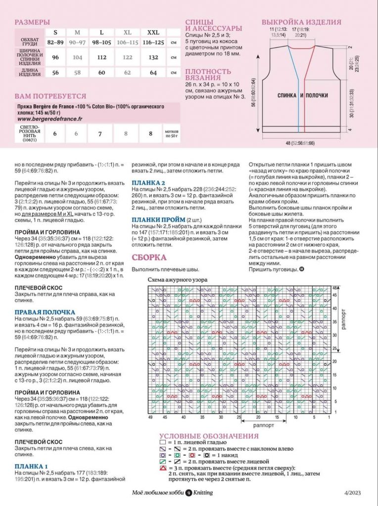 Безрукавка женская - шикарные новинки спицами