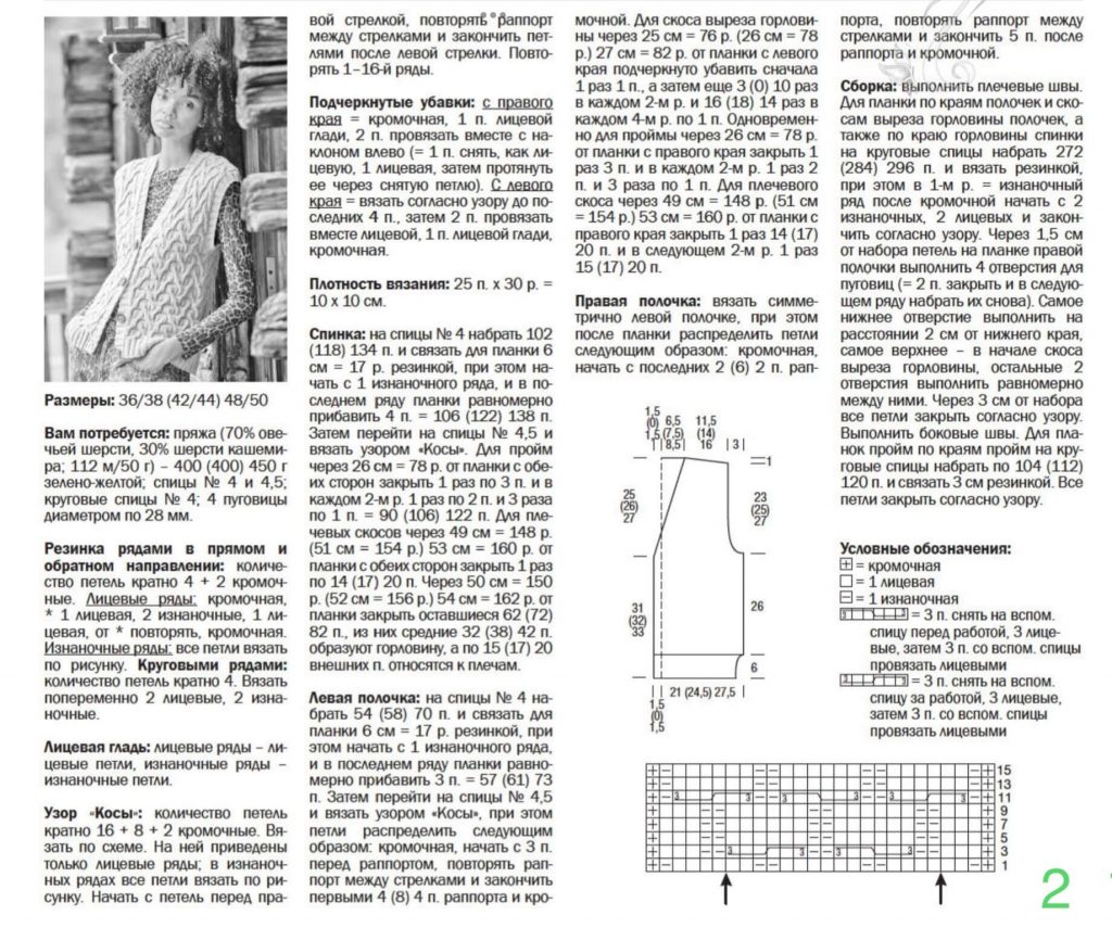 Безрукавка женская - шикарные новинки спицами