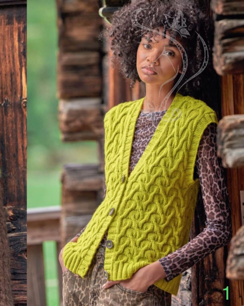 Безрукавка женская - шикарные новинки спицами